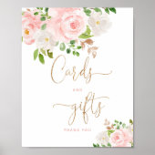 Poster Cartes florale floues et cadeaux (Devant)