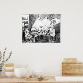Poster Cartes Jouer des gens (Cuisine)