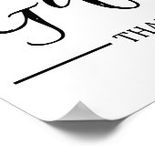 Poster Cartes modernes de calligraphie et imprimé cadeau (Coin)