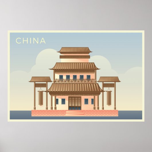 Poster Cartes postales chinoises (Devant)