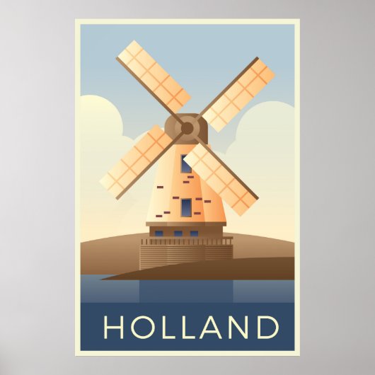 Poster Cartes postales Hollande (Devant)