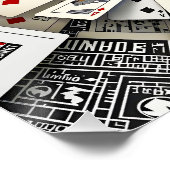 Poster Cartes Spirales Imaginaire mignonne Escalier (Coin)