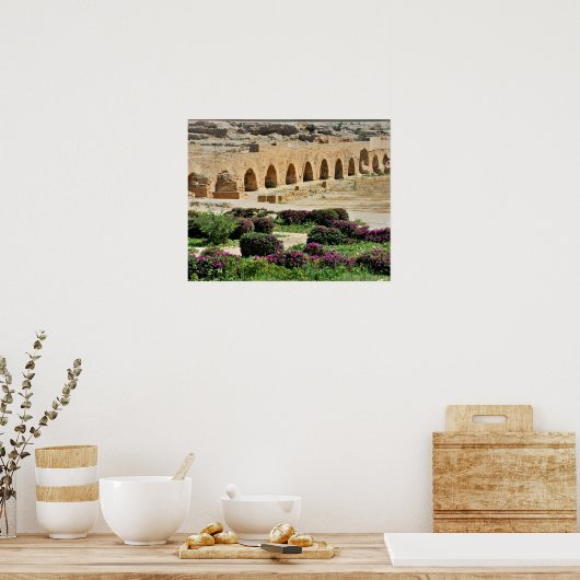 Poster Carthage ancienne ville punique, détruite et (Cuisine)