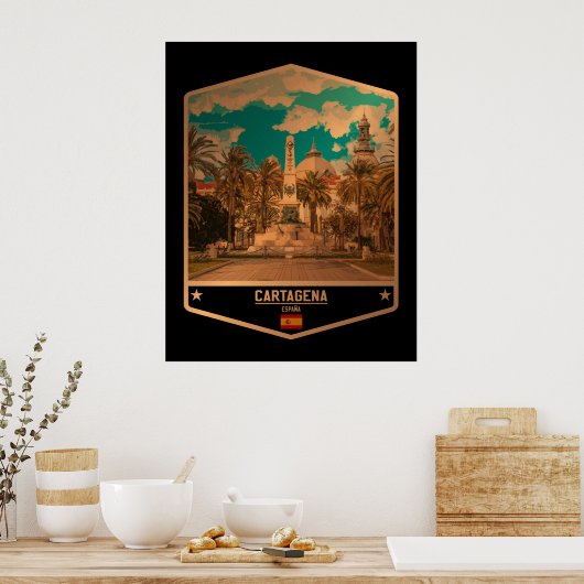 Poster Carthagène (Cuisine)