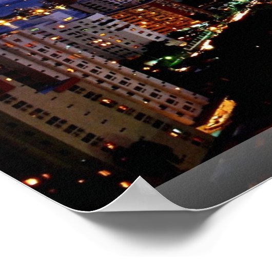 Poster Carthagène, Colombie (Coin)