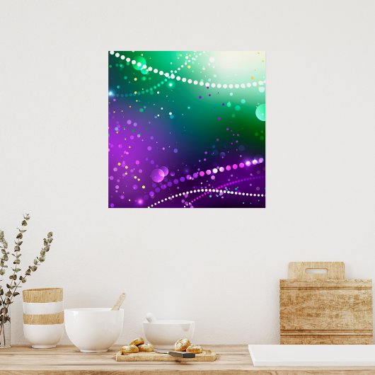 Poster Carthagène Solive Purple (Cuisine)