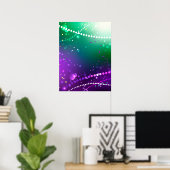 Poster Carthagène Solive Purple (Bureau à domicile)