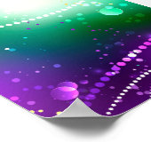 Poster Carthagène Solive Purple (Coin)