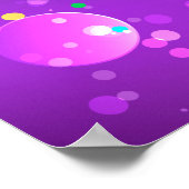 Poster Carthagène Solive Purple (Coin)