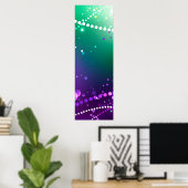 Poster Carthagène Solive Purple (Bureau à domicile)