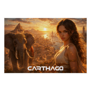POSTER CARTHAGO - TUNIS