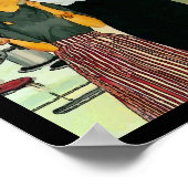 Poster Cartographie de langouste (Coin)