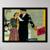 Poster Cartographie de langouste (Devant)