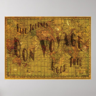 Poster Cartographier mes voyages