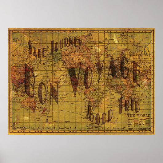 Poster Cartographier mes voyages (Devant)