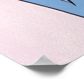 Poster Carton adorable Ladybug Love (Coin)