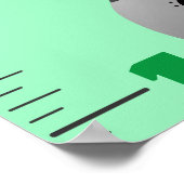 Poster Carton de croissance de l'électronique mignonne (Coin)