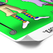 Poster Carton de golf 9528 (Coin)