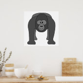 Poster Carton de Gorilla (Cuisine)