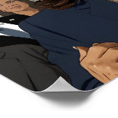 Poster Carton de Kamala Harris (Coin)