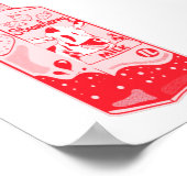 Poster Carton de lait de fraise (Coin)