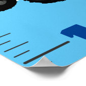 Poster Carton de transport mignon graphique de croissance (Coin)