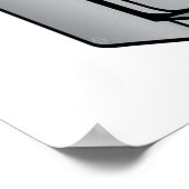 Poster Carton du réfrigérateur en acier inoxydable (Coin)