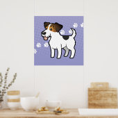 Poster Carton Jack Russell Terrier (Cuisine)