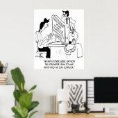 Poster Carton Spiromètre 7314 (Bureau à domicile)