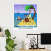 Poster Cartoon 9491 (Bureau à domicile)