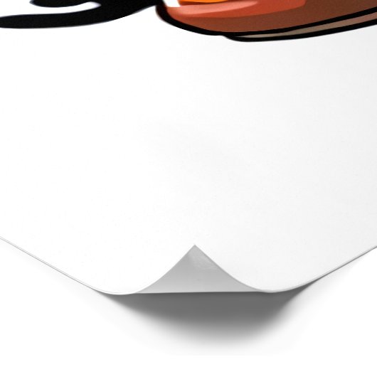 Poster Cartoon alien oiseau créature | Art AI (Coin)