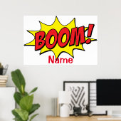 Poster Cartoon Boom Thunder_Cove (Bureau à domicile)