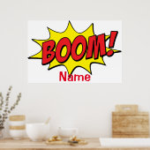 Poster Cartoon Boom Thunder_Cove (Cuisine)