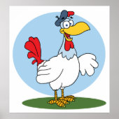 Poster Cartoon Chicken (Devant)