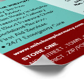 Poster Cartoon Chimiste, Pharmacie, Pharmaciens Publicité (Coin)