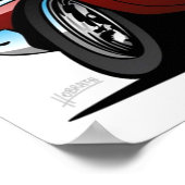 Poster Cartoon classique américain 57 Hot Rod (Coin)