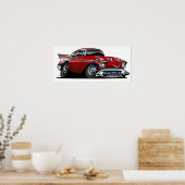 Poster Cartoon classique américain 57 Hot Rod (Cuisine)