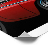 Poster Cartoon classique américain 57 Hot Rod (Coin)