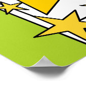 Poster Cartoon Comic Style de livre Voting school (Coin)