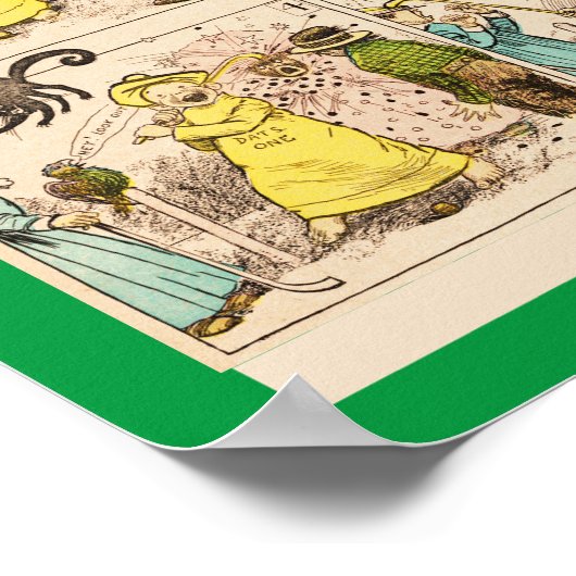 Poster Cartoon de golf 1897 (Coin)