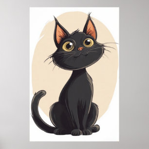 Poster Cartoon Kitty