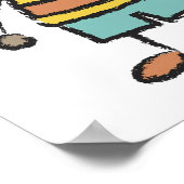 Poster Cartoon mignon amusant Happy Family Love Heart Val (Coin)