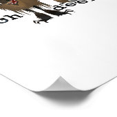 Poster Cartoon Oh Deer Funny Reindeer Holiday Gamer Gift (Coin)