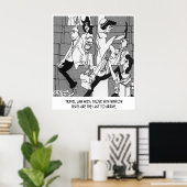 Poster Cartoon passager 5224 (Bureau à domicile)