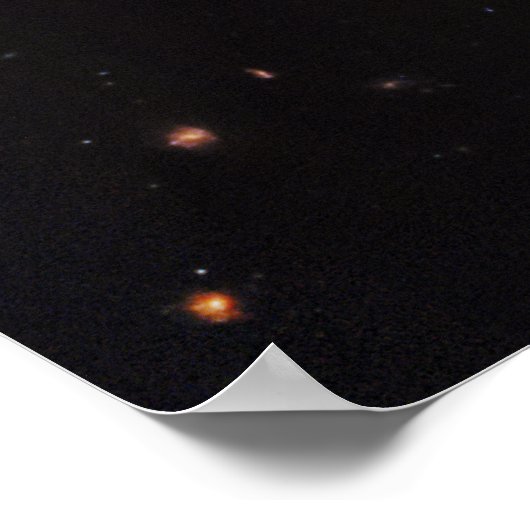 Poster Cartwheel Galaxy, James Webb Télescope Spatial (Coin)