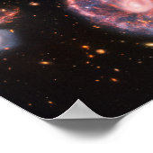 Poster Cartwheel Galaxy JWST James Webb Télescope spatial (Coin)
