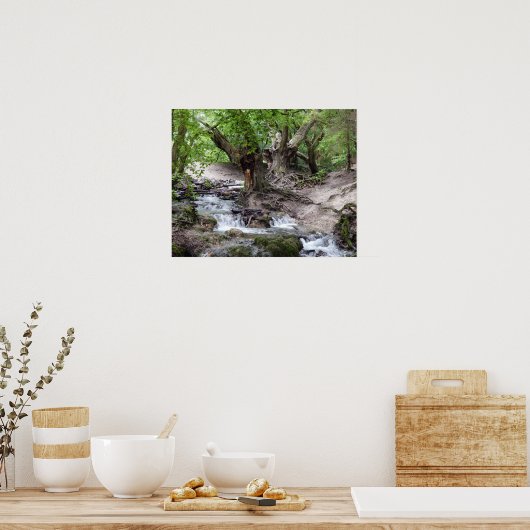 Poster cascade (Cuisine)