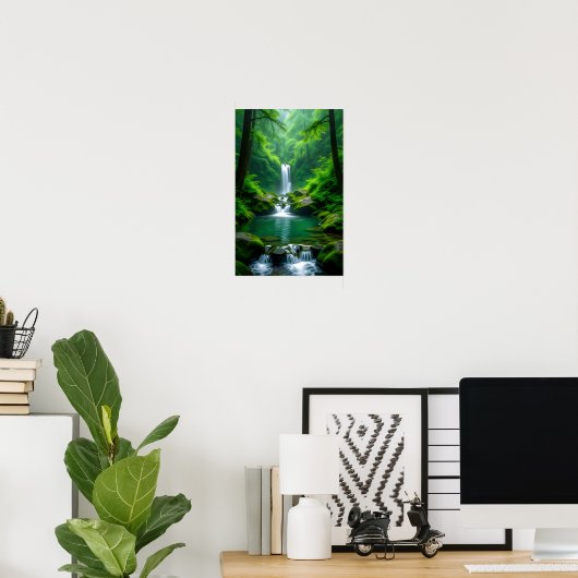 Poster Cascade (Bureau à domicile)