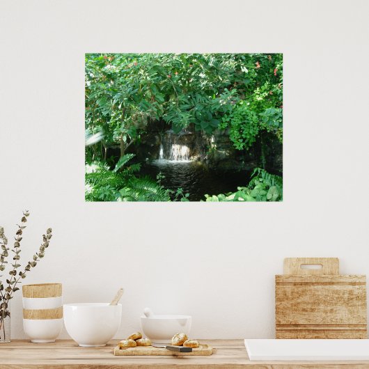 Poster cascade (Cuisine)