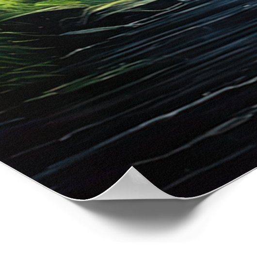 Poster Cascade à Emerald Grove (Coin)